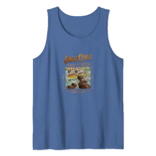Disney Tank Tops, Vintage Disney Jungle Cruise Ride Tank Tops