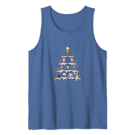 Disney DuckTales Christmas Tree and Lights Tank Tops