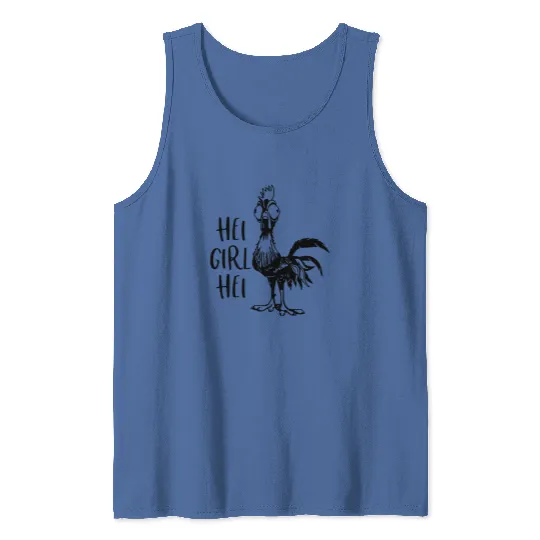 Hei Girl Hei Tank Tops, Disney Moana Hei Hei T-Shir