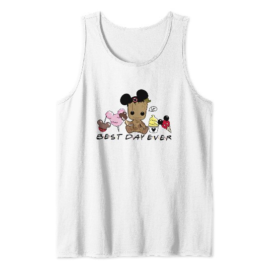 Groot Best day ever Tank Tops, Disney snacks Tank Tops, Cute Baby Groot Disney trip Tank Tops, Disney world