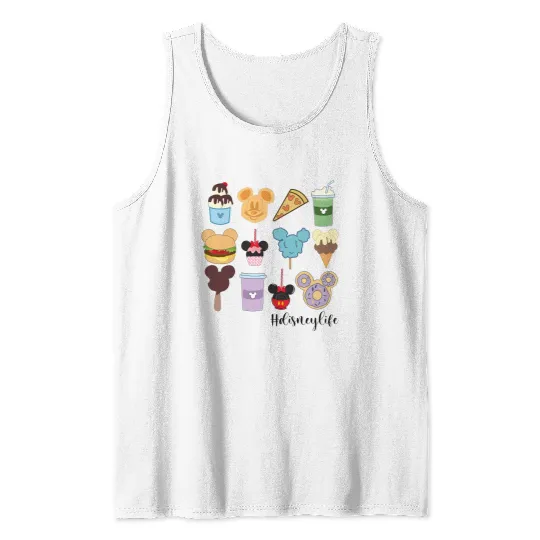 Disney Snacks Tank Tops, Mickey Snacks Tank Tops, Disney Life Tank Tops, Disney Vacation Tank Tops