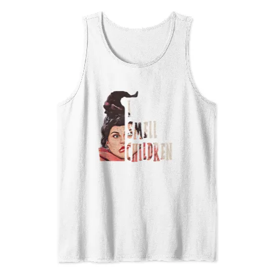 Retro Mary Sanderson Quote I Smell Tank Tops, Hocus Pocus Tank Tops, Disney Witch Tank Tops