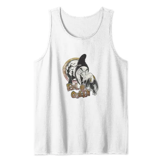 Disney Snow White Witch Poison Apple Graphic Tank Tops, Princess Snow White Tank Tops, Vintage