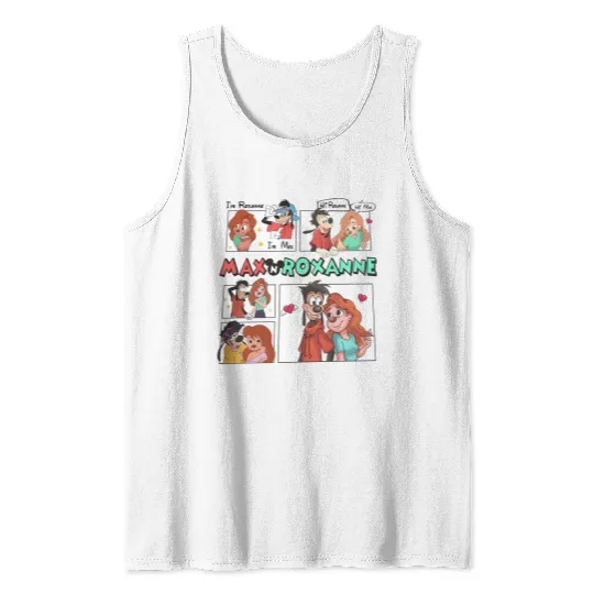 Disney A Goofy Movie Couples Tank Tops, Max And Roxanne Tank Tops