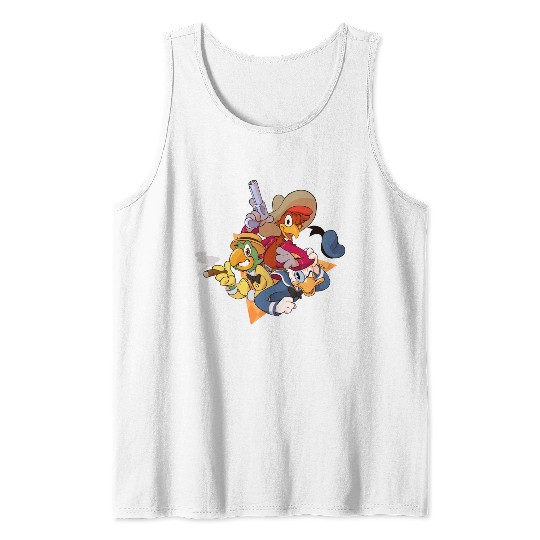 The Three Caballeros Tank Tops, Disney Amigo Tank Tops, 3 Amigos Tank Tops, Donald Duck Tank Tops