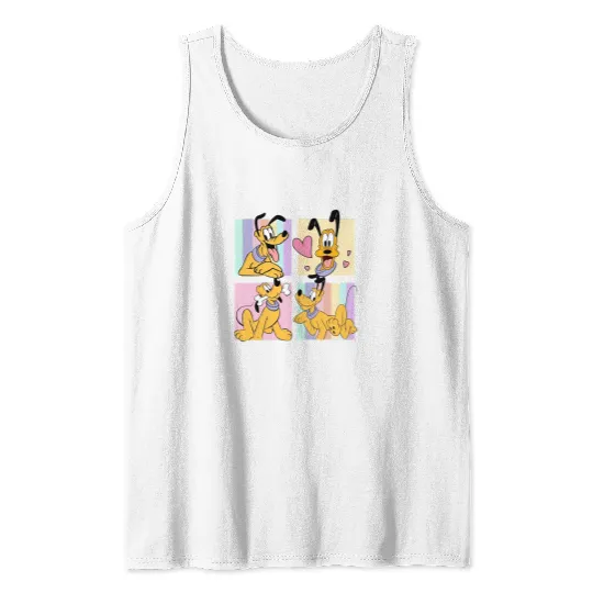Disney Pluto Dog  Tank Tops, Pluto Graphic Tank Tops