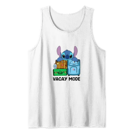 Discover Stitch Tank Tops, Vacay Mode Tank Tops, Cute Disney Tank Tops, Disneyland Vacation Tank Tops