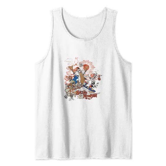 Disney Mickey & Friend Brer Rabbit Bear Fox Splash Mountain Retro Tank Tops, Magic Kingdom Tank Tops