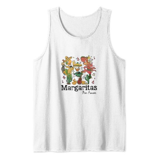 The Three Caballeros Tank Tops, Retro Disney Margarita Tank Tops, Margaritas Por Favor, Disney Tank Tops, Margaritas Epcot Tank Tops