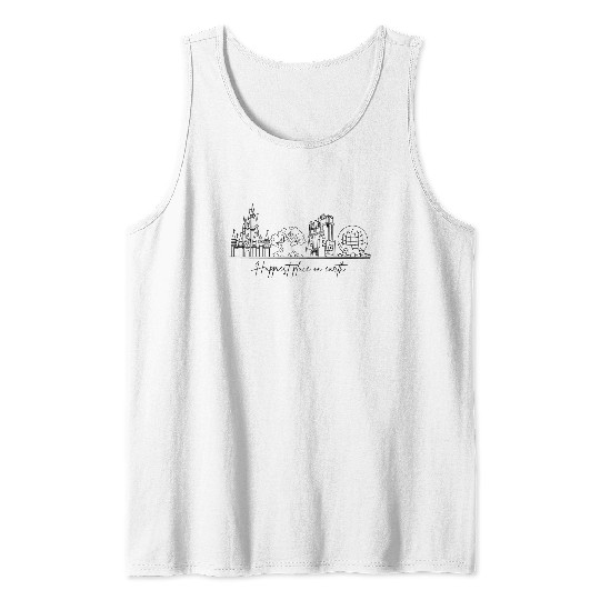 Disneyland Tank Tops, Happiest Place on Earth, Vintage Disney Disney Tank Tops