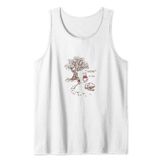 Retro Disney Winnie The Pooh & Piglet Always Friends Forever Tank Tops