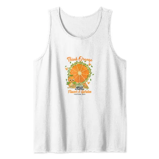 Disney Epcot Orange Bird Tank Tops, Disney Epcot International Flower and Garden Festival 2023 Tank Tops