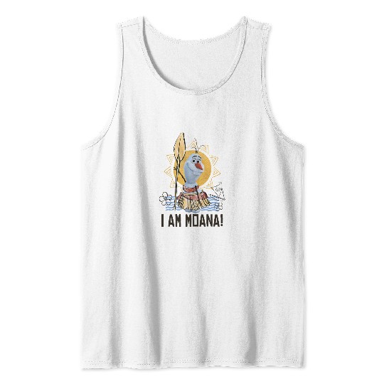 Funny Disney Olaf Presents Moana Tank Tops, I Am Moana Bella Canvas Tank Tops, Disney Vation Tank Tops