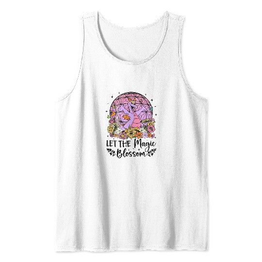 Disney Figment Dragon Tank Tops, Magic Blossom Tank Tops, Purple Dragon Tank Tops