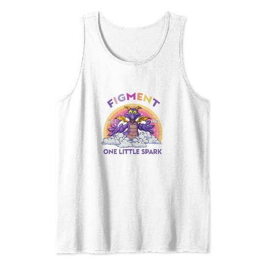 Cute Figment One Little Spark Disney Epcot Snack Drinking Tank Tops
