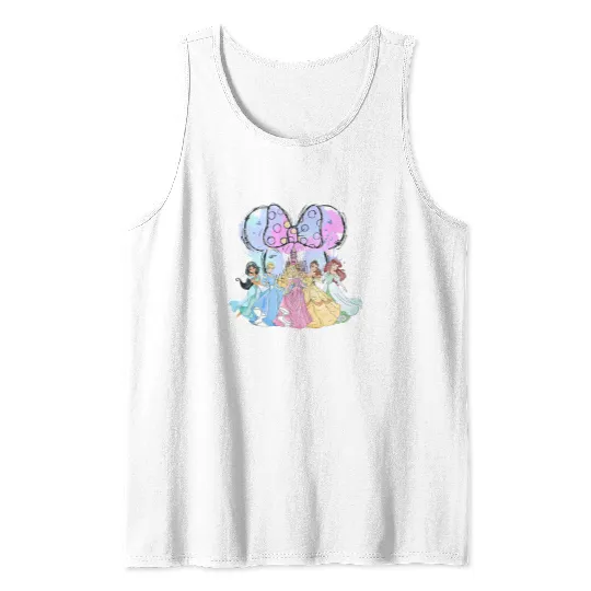 Disney Princess Tank Tops, Disney Watercolor Castle Tank Tops