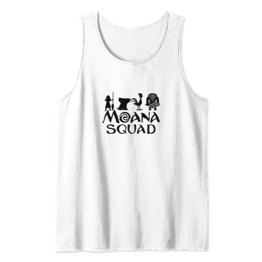 Moana Squad Tank Tops; Moana Fan Tank Tops; Maui, Pua, Hei Hei Pullover; Moana Movie Gift; Moana Disney Sweater; Family; Hoody; Jersey; (T295)