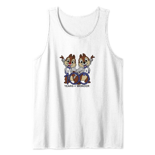 Disney 100 Years of Wonder, 100 year Anniversary, Chip n Dale Tank Tops