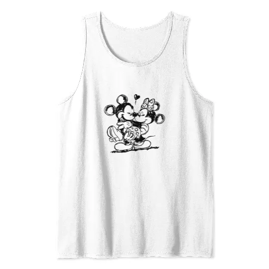 Mickey Love, Minnie Love Tank Tops, Disney Love Tank Tops, Minnie Mickey Tank Tops, Cute Mickey, Cute Minnie Tank Tops