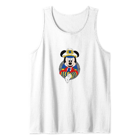 Mickey Mouse  Cruise Captain Tank Tops, Disney Cruise Trip Tank Tops