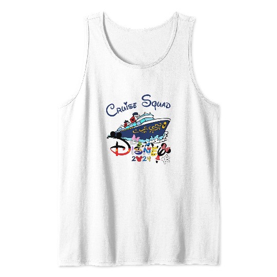 Disney Cruise Squad Tank Tops, 2024 Cruise Tank Tops, Disney Family Cruise Tank Tops, Disney Vacation Tank Tops, Disney Cruise Trip Tank Tops