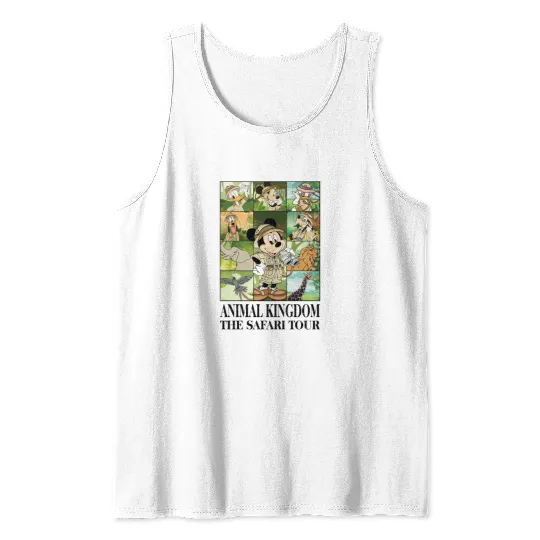 Animal Kingdom The Safari Tour , Disney Mickey and Friends Animal Kingdom Tank Tops