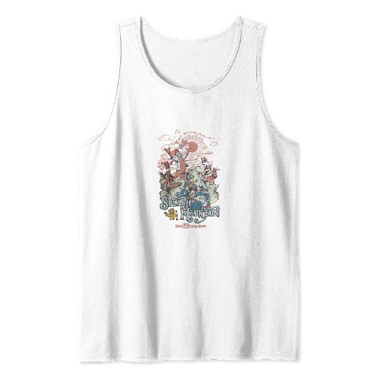 Vintage Disney Splash Mountain  Tank Tops, Retro Splash Mountain Tank Tops