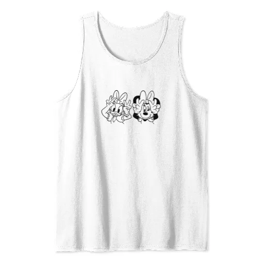 Daisy Duck and Minnie Mouse, Minnie Mouse Tank Tops, Family Disney Tank Tops