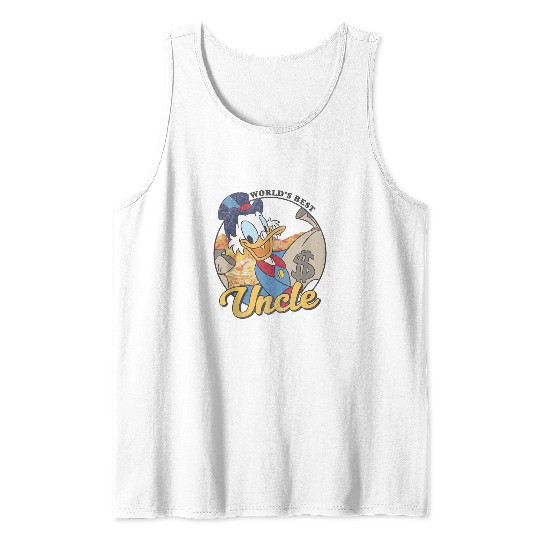 Disneys Ducktales Scrooge Mcduck World's Best Uncle Tank Tops