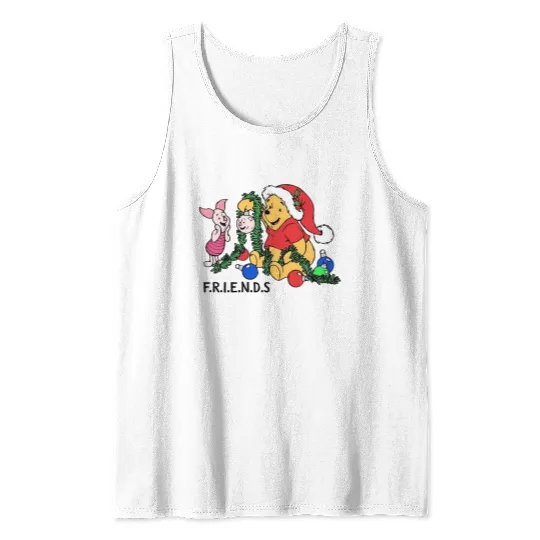 Winnie the pooh , Disney Winnie The Pooh , Winnie The Pooh Family , Disney Christmas Tank Tops