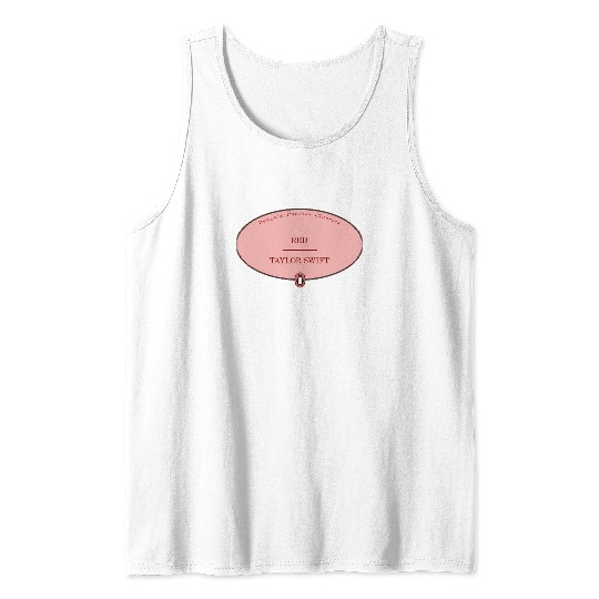 Discover Taylor Red Popular Classics Logo Tank Tops