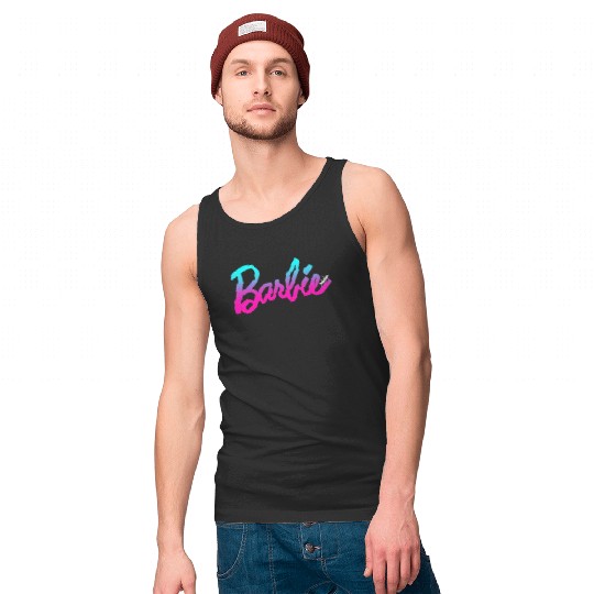 Barbie - Blue Shade logo - Barbie - Tank Tops
