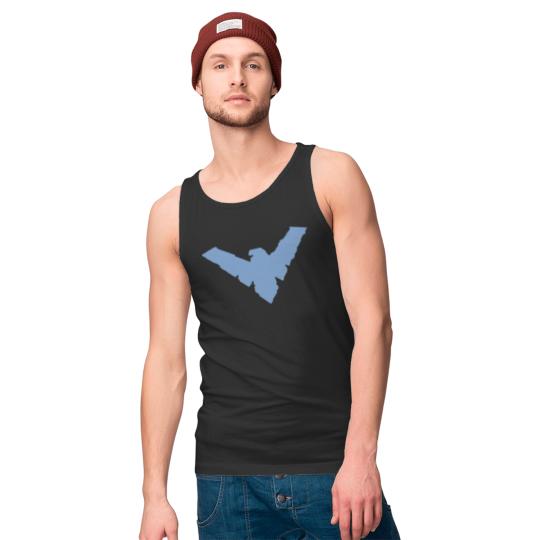 Batman Nightwing Logo Tank Tops
