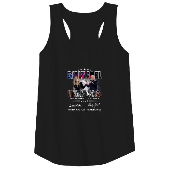 Two Icons One Night Billy Joel Stevie Nick Tour Tank Tops