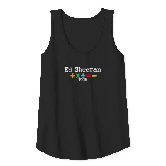 Discover Ed Shee Tank Tops, Ed Shee Concert Tank Tops, Ed Shee Lover Tank Tops, 2023 Ed Shee Mathematics America Tour Tank Tops