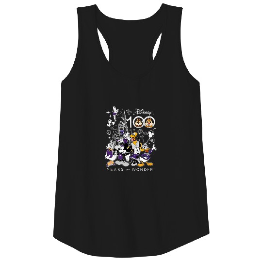 Disney 100 Years Of Wonder Tank Tops, Mickey And Friends 100th Anniversary