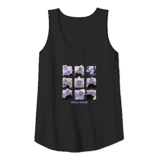 Disney Villains Ursula Moods Tank Tops, Disney The Little Mermaid Tank Tops