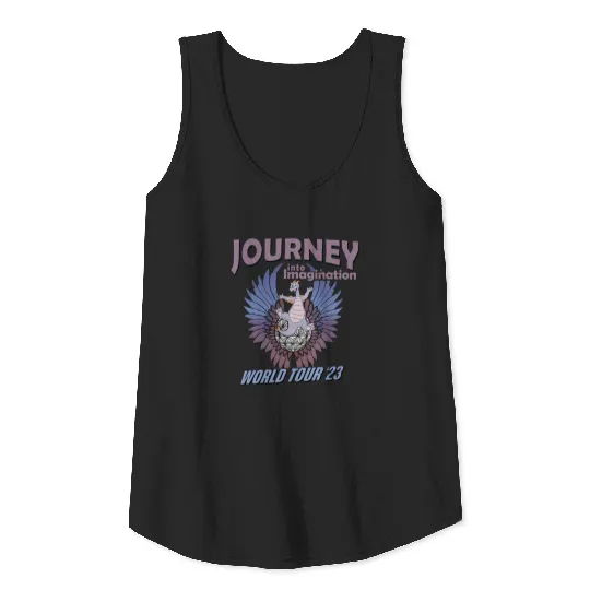 2023 Disney Figment, Disney Distressed Concert Tank Tops, Epcot Figment Tank Tops