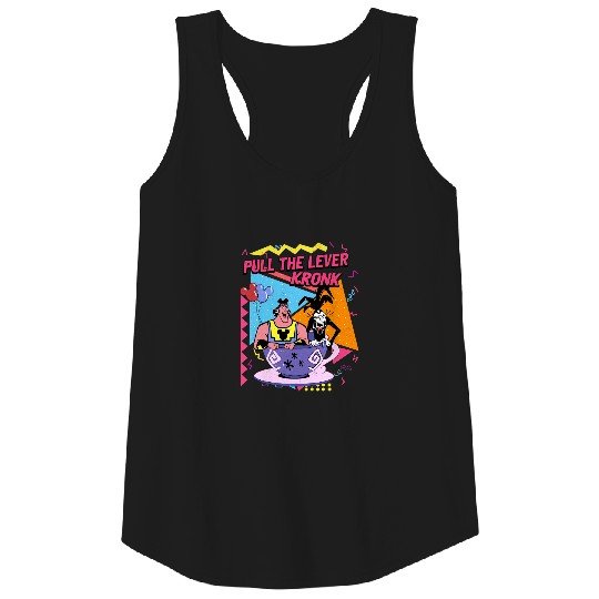 Pull the Lever Krock Tank Tops, Retro 90s Disney Tank Tops, Yzma Krock Tank Tops, Disney Villain Tank Tops, Emperors New Groove Tank Tops