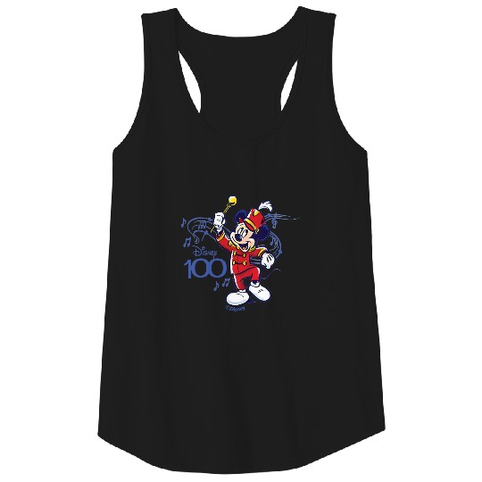 Disney 100 Mickey Mouse Marching Band Leader D100 Tank Tops