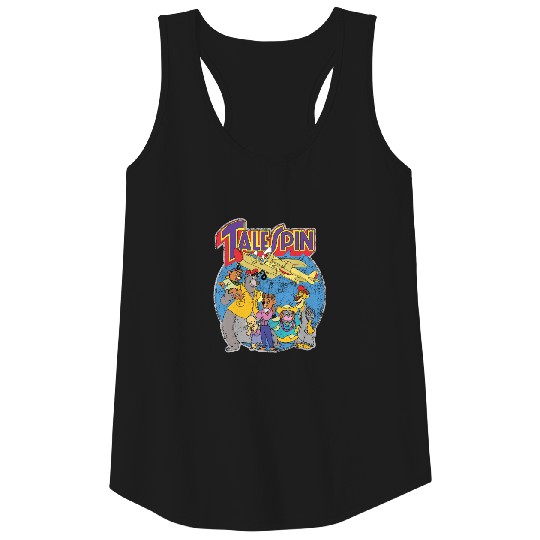 Disney's TaleSpin Graphic Tank Tops Main Cast Poster Tank Tops