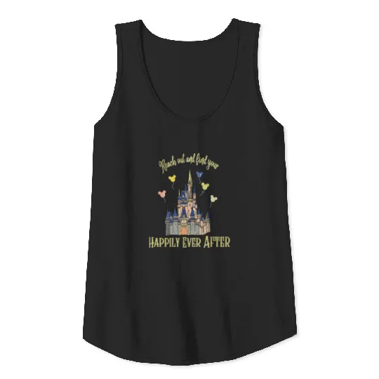 Vintage Disney Comfort Colors Tank Tops, Disney Castle Tank Tops, Magic Kingdom Castle