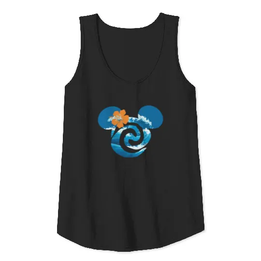 Moana Tank Tops, Disneyworld Tank Tops, Disney Princess Tank Tops, Moana Mickey Ears Tank Tops