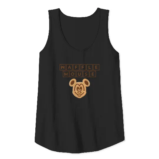 Waffle Mouse Tank Tops,Disney Epcot Tank Tops,Mickey Mouse Head,Disney World Tank Tops