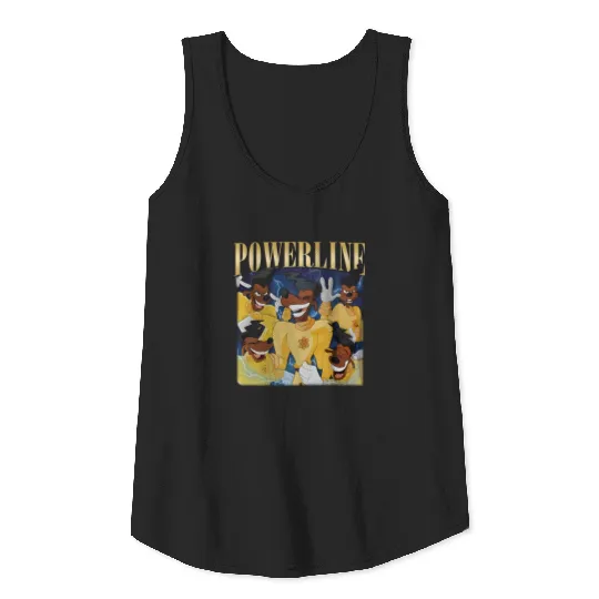 Vintage Disney Powerline Tank Tops, Powerline Stand Out Tour Tank Tops, Powerline Goofy Movie