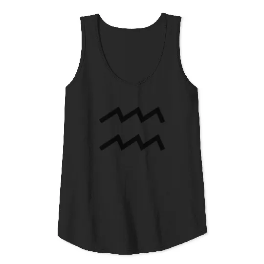 Aquarius Zodiac Sign for Horoscope Tank Top