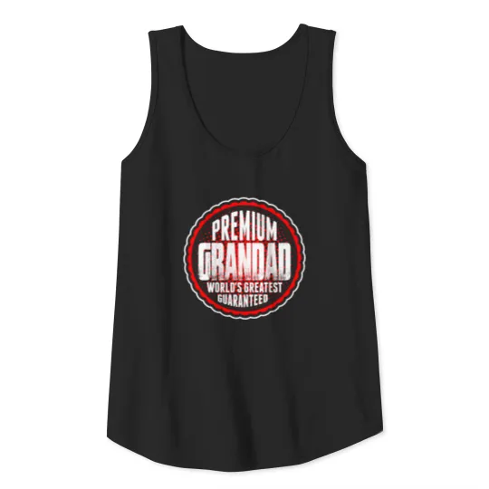 Premium Grandad World's Greatest Guaranted Tank Top
