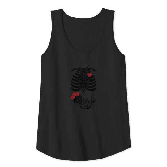 Maternity Sugar Skull Girl - Frida Tank Top