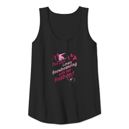Discover This Girl Loves Snowboarding T-shirt Tank Top