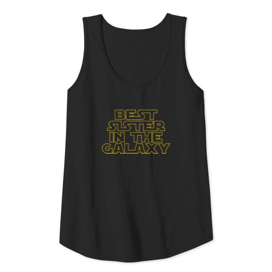 Best Sister in the Galaxy Tank Top